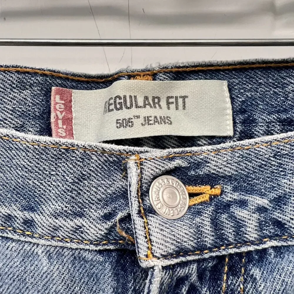 Men's Reg Fit Levi's W38xL32 Vintage Retro Y2K Workman Relayed NOC3894